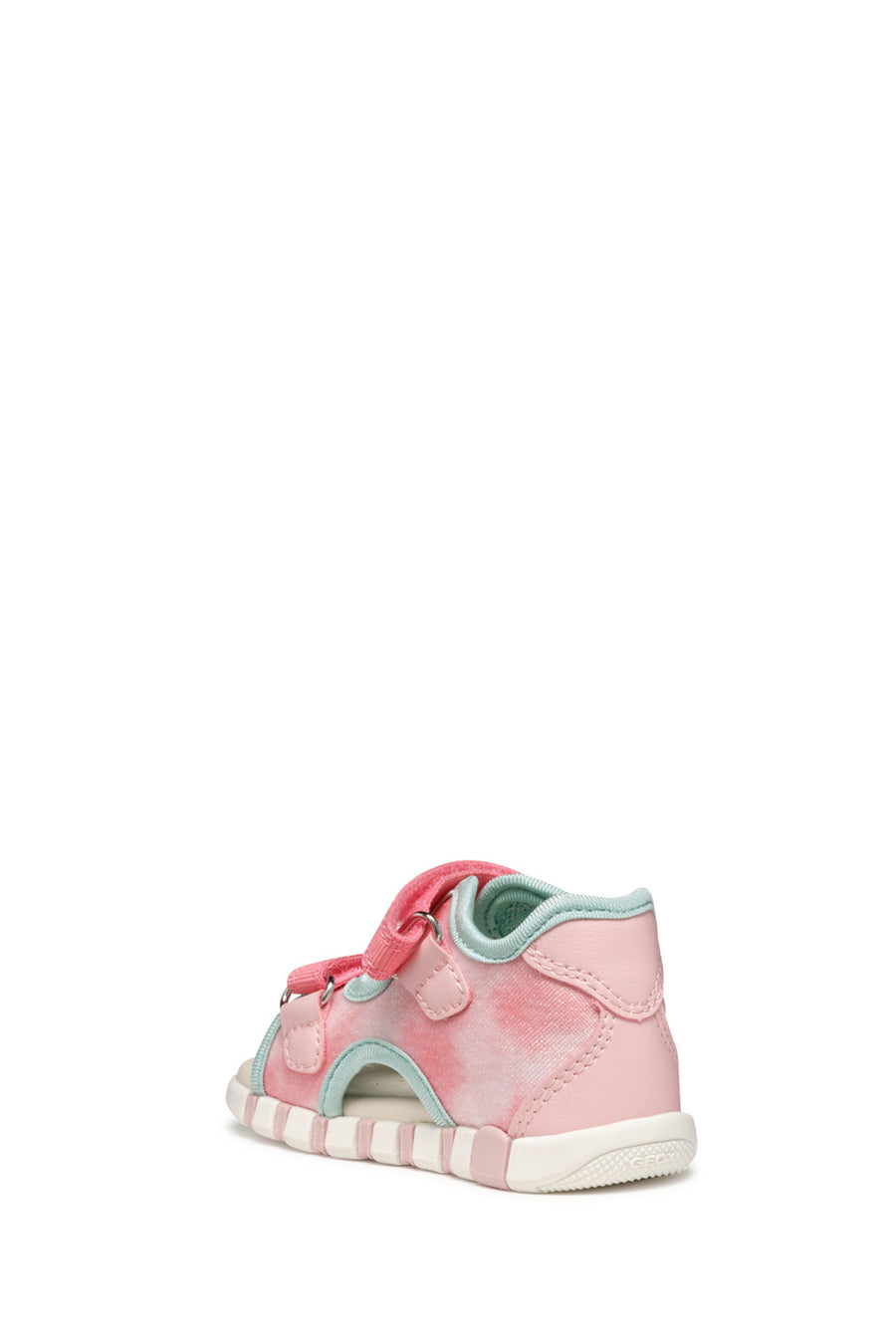 Geox Kız Bebek Pembe B Sandal Iupidoo A - Text + Gbk Çift Bantlı Kumaş Sandalet