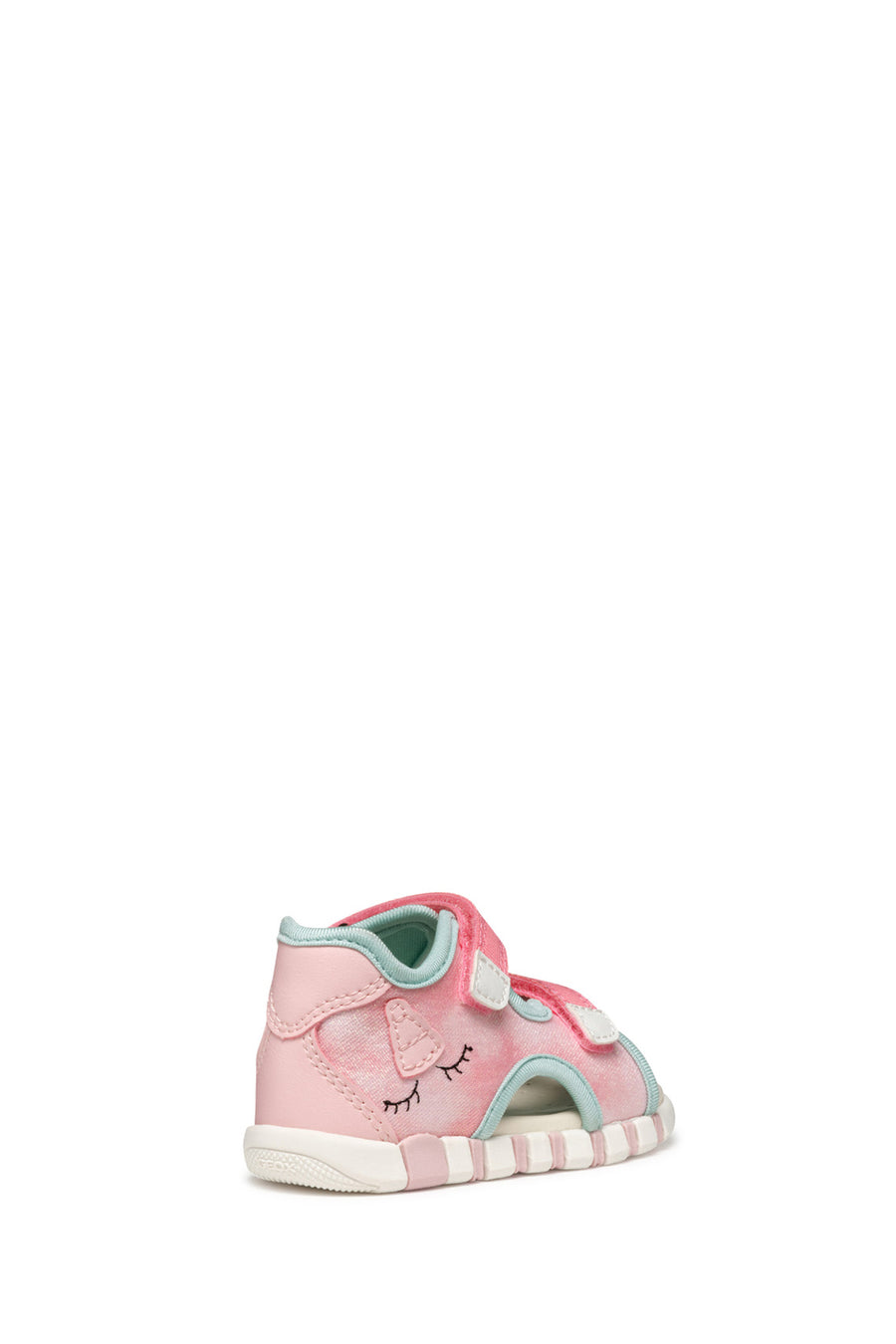 Geox Kız Bebek Pembe B Sandal Iupidoo A - Text + Gbk Çift Bantlı Kumaş Sandalet