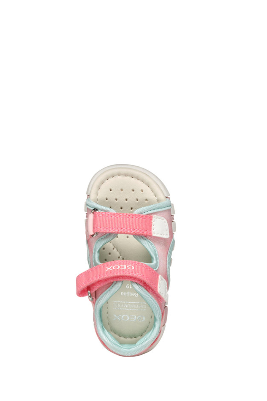 Geox Kız Bebek Pembe B Sandal Iupidoo A - Text + Gbk Çift Bantlı Kumaş Sandalet