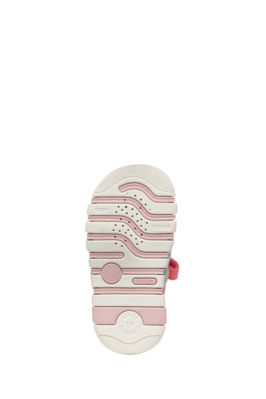 Geox Kız Bebek Pembe B Sandal Iupidoo A - Text + Gbk Çift Bantlı Kumaş Sandalet