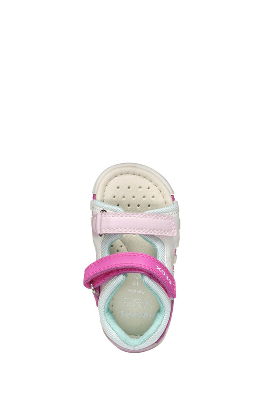 Geox Kız Bebek B Sandal Iupidoo A - Synt + Mesh Çift Bantlı Kumaş Sandalet