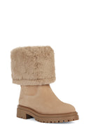 Geox Kadın Bej Iridea Süet Bot | Derimod