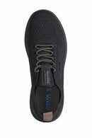 Geox Kadın Siyah Spherica Bağcıklı Kumaş Sneaker | Derimod