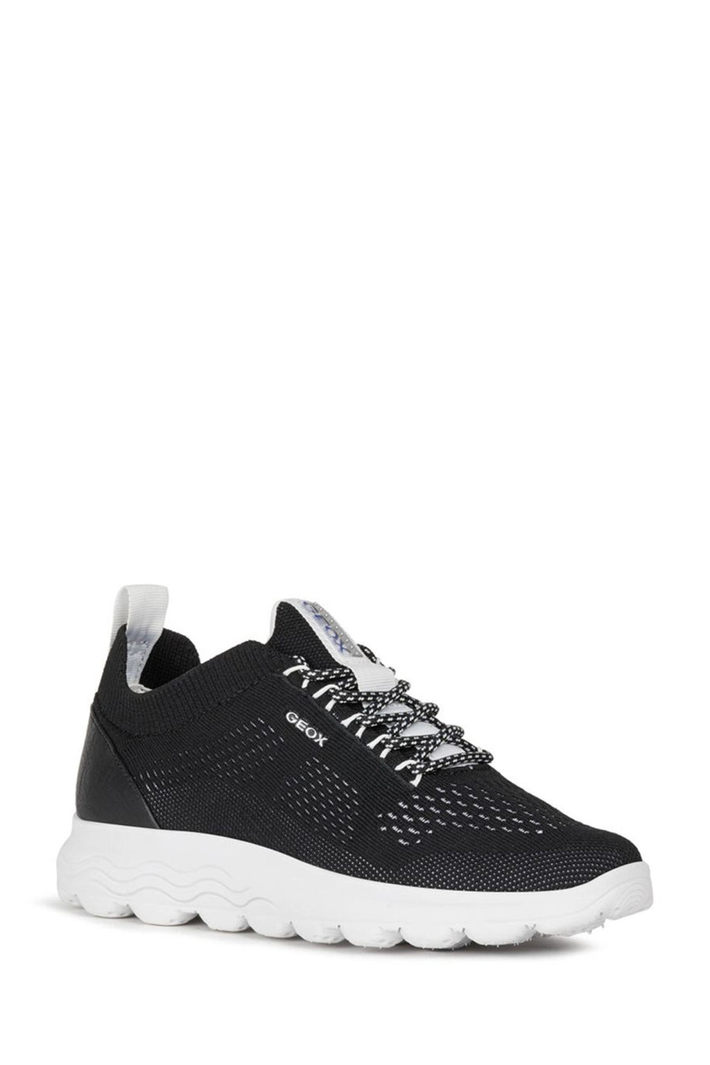Geox Kadın Siyah Spherica Bağcıklı Kumaş Sneaker