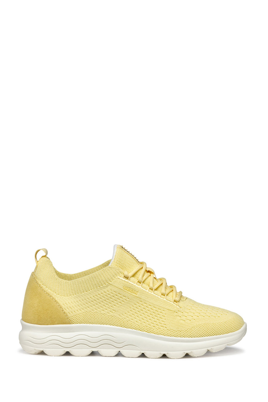 Geox Kadın Sarı D Spherica A - Knitt. Text + Sue Bağcıklı Kumaş Sneaker D15NUA06K22C2004 | Derimod