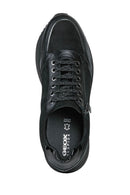 
Geox Women’s Black Kency Lace-Up Thick Sole Leather Sneaker
 | Derimod