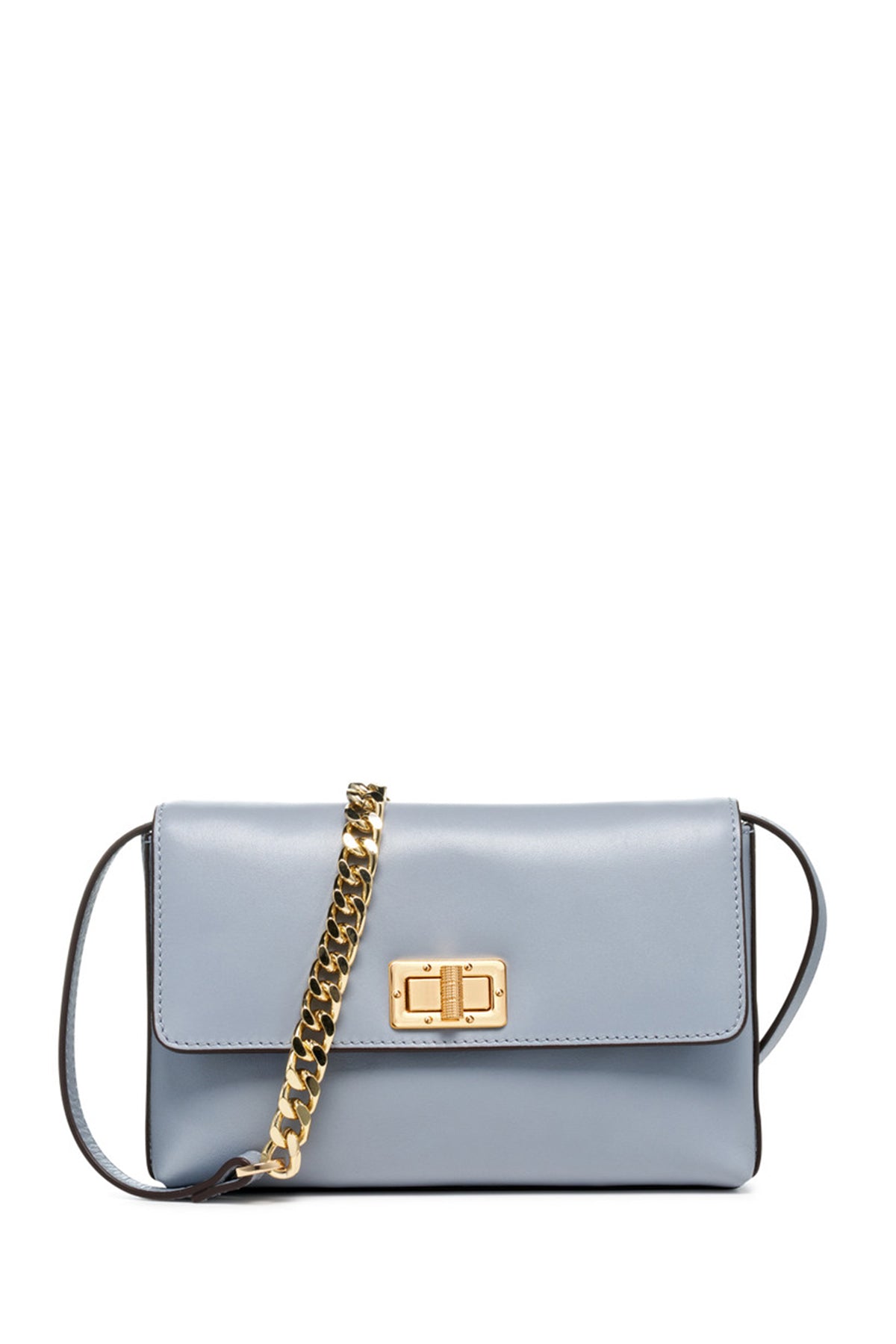 Geox Women Blue Liliane Chain Strap Leather Crossbody Bag D25JXA00043C4017 | Derimod