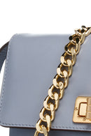 Geox Women Blue Liliane Chain Strap Leather Crossbody Bag | Derimod