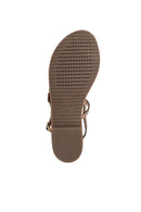 Geox Women's Bronze D Sozy SX Leather Sandals | Derimod