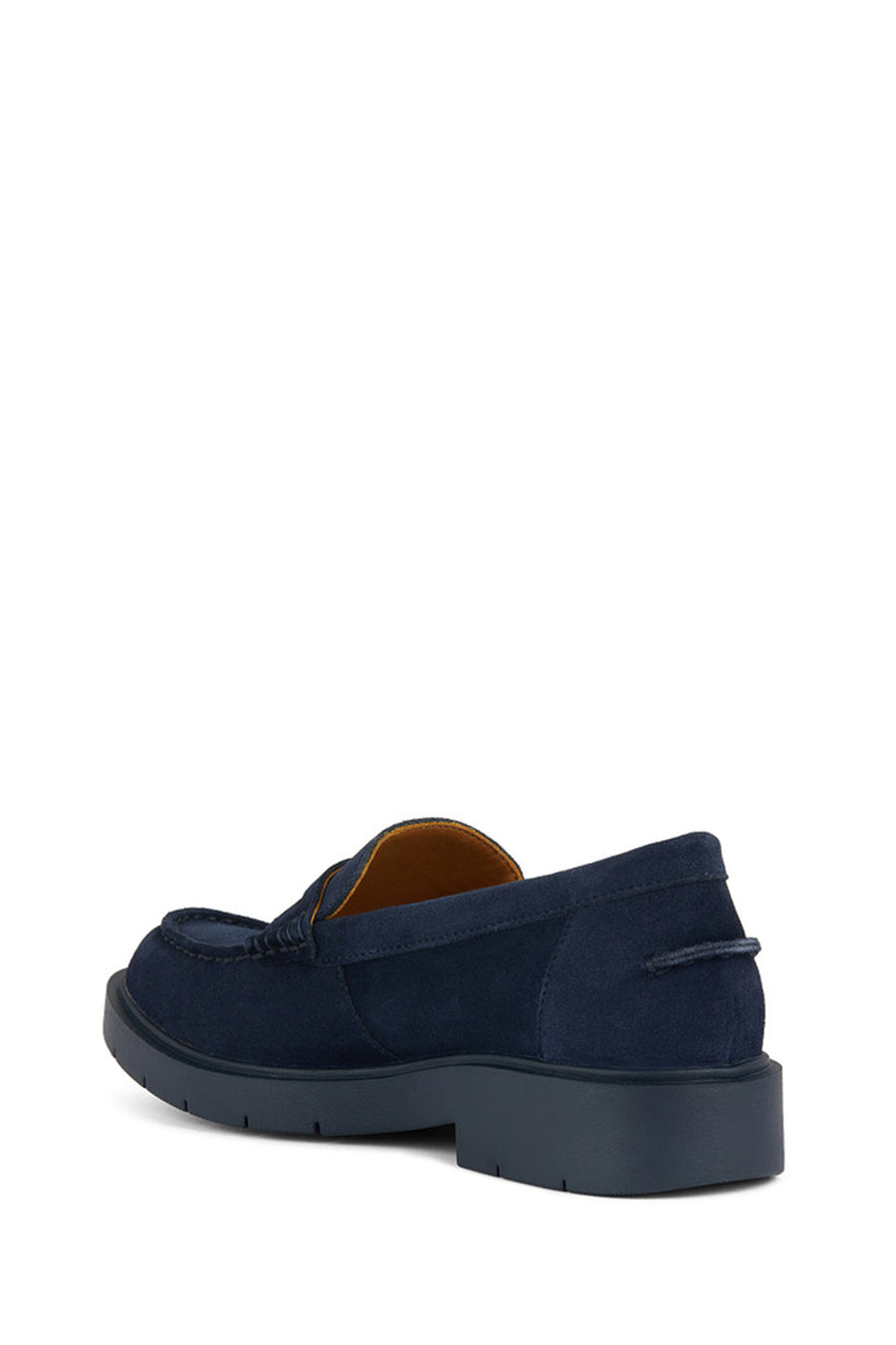 Geox Kadın Lacivert D Spherica Ec1 Süet Deri Maskülen Loafer