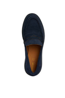 Geox Women Navy Blue D Spherica Ec1 Suede Leather Masculine Loafer | Derimod