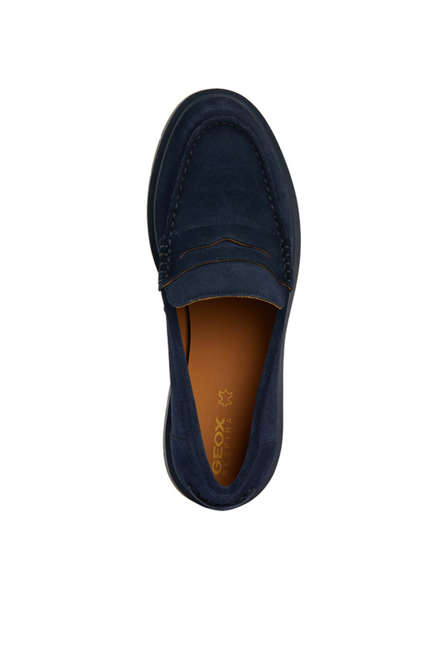 Geox Kadın Lacivert D Spherica Ec1 Süet Deri Maskülen Loafer