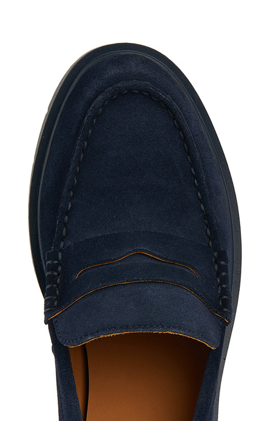 Geox Kadın Lacivert D Spherica Ec1 Süet Deri Maskülen Loafer