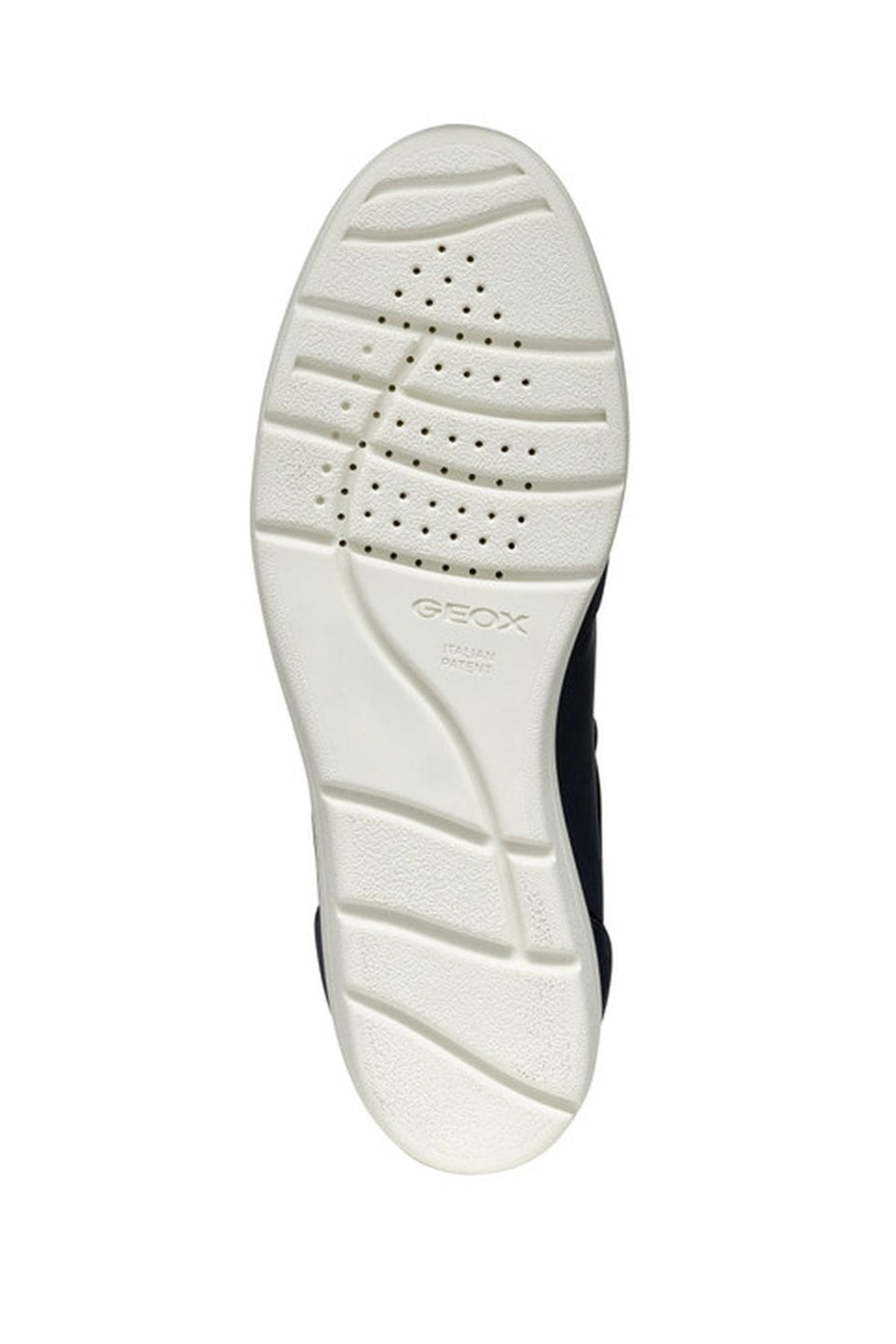 Geox Kadın Lacivert Ilde Kalın Tabanlı Bağcıklı Deri Sneaker