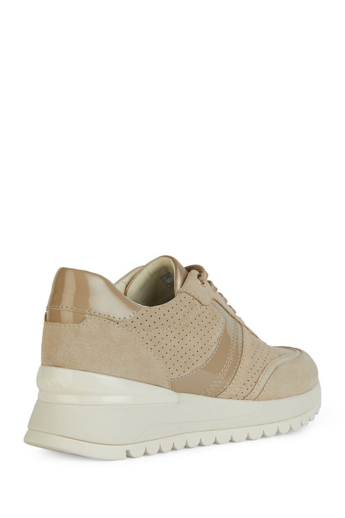 Geox Kadın Vizon Desya Bağcıklı Deri Sneaker