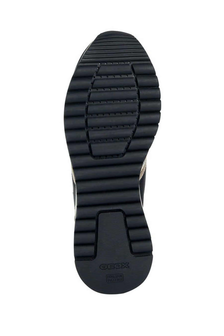 Geox Kadın Siyah Desya Kalın Tabanlı Deri Sneaker