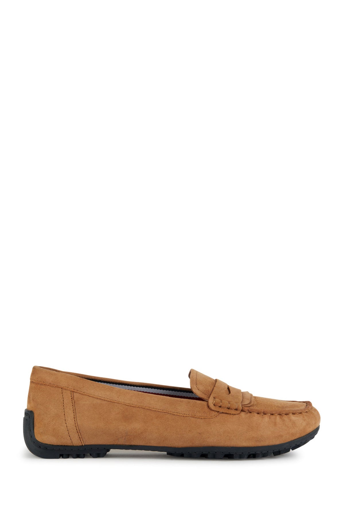 Geox Kadın Camel Kosmopolis + Grip Süet Deri Loafer D35RCA00021C5006 | Derimod