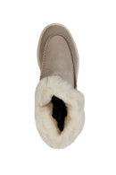 Geox Kadın Bej Spherica Süet Deri Bot | Derimod