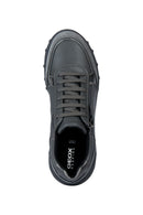 Geox Kadın Gri Alleniee Süet Detaylı Sneaker | Derimod