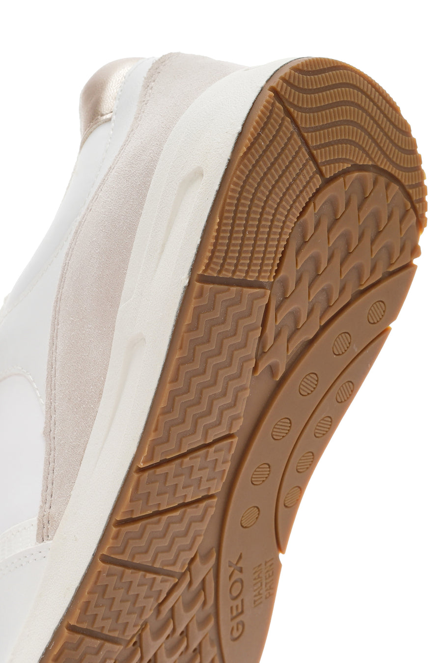 Geox Kadın Beyaz Bulmya Bağcıklı Deri Sneaker
