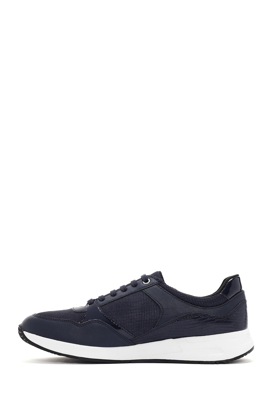 Geox Kadın Lacivert Bulmya Bağcıklı Deri Sneaker