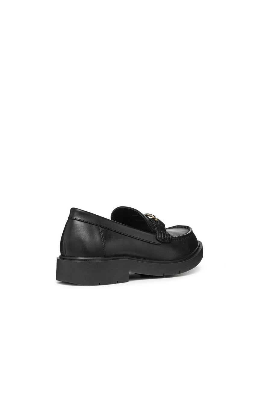 Geox Kadın Siyah Spherica EC1 C Deri Maskülen Loafer