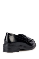 Geox Women's Black Walk Pleasure Leather Masculine Loafer | Derimod