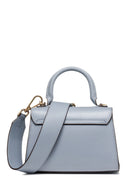 Geox Women Blue Ciclaminia Leather Crossbody Bag | Derimod