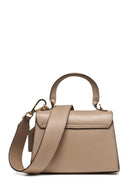 Geox Women Mink Ciclaminia Leather Crossbody Bag | Derimod