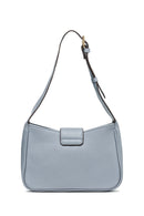 Geox Women's Blue Solangy Mini Leather Shoulder Bag | Derimod
