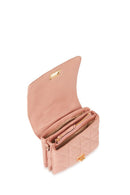 Geox Kadın Bej Veriana Kapitone Deri Omuz Çantası | Derimod