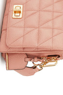 Geox Kadın Bej Veriana Kapitone Deri Omuz Çantası | Derimod