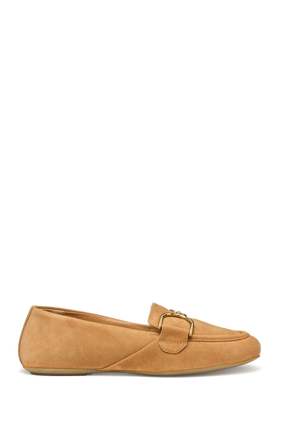 Geox Kadın Kahverengi Palmaria Süet Deri Loafer D45MUJ00021C6610 | Derimod