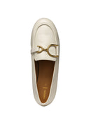 Geox Women Beige Palmaria Leather Loafer | Derimod