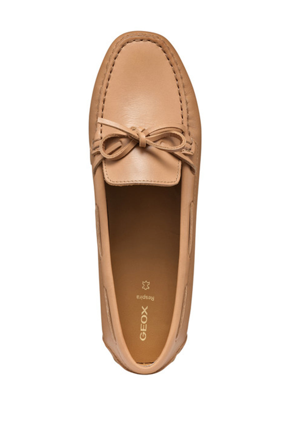 Geox Kadın Bej Deri Loafer