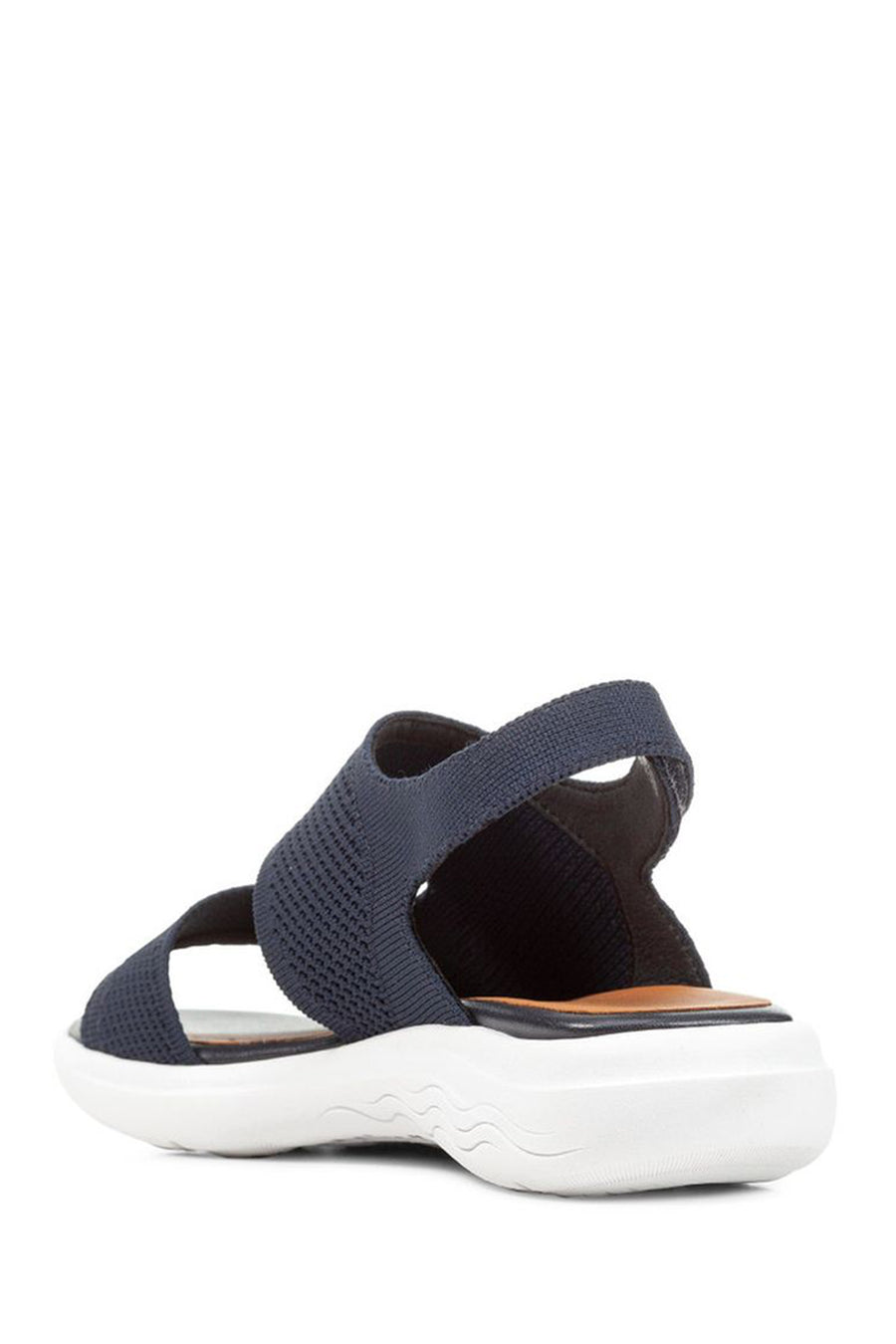 Geox Women's Navy Blue Spherica Ec5 Strappy Fabric Sandals