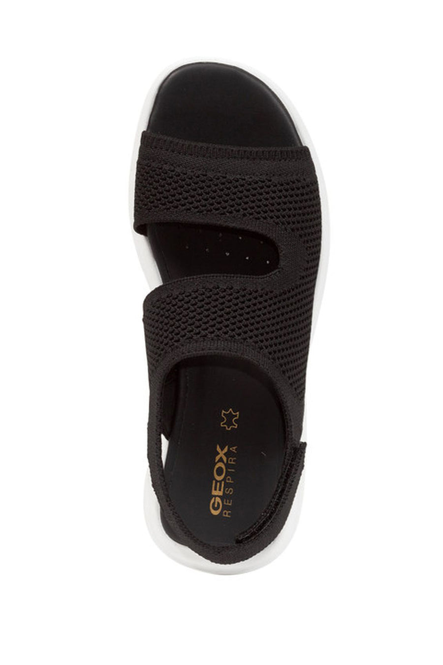 Geox Kadın Siyah Spherica Ec5 Bantlı Kumaş Sandalet
