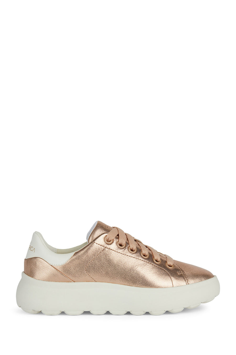 Geox Kadın Pembe Spherica Bağcıklı Kalın Tabanlı Deri Sneaker D45TCC0BVBCCH81R | Derimod