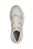 
Geox Women's White Lace-Up Thick Sole Leather Sneaker
 | Derimod