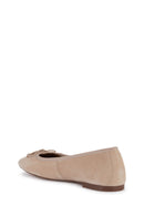 
Geox Women Beige Marsilea Suede Leather Ballet Flats
 | Derimod