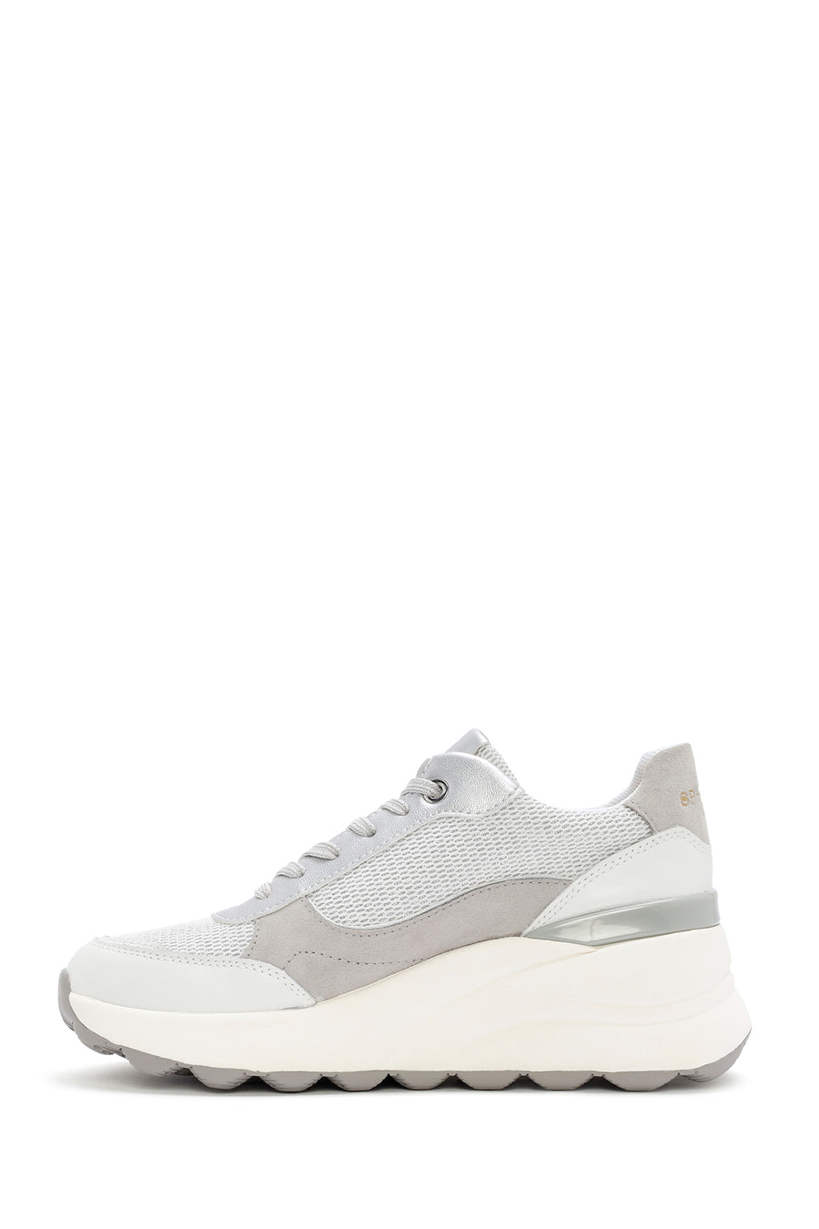 Geox Kadın Beyaz Spherica Bağcıklı Deri Sneaker