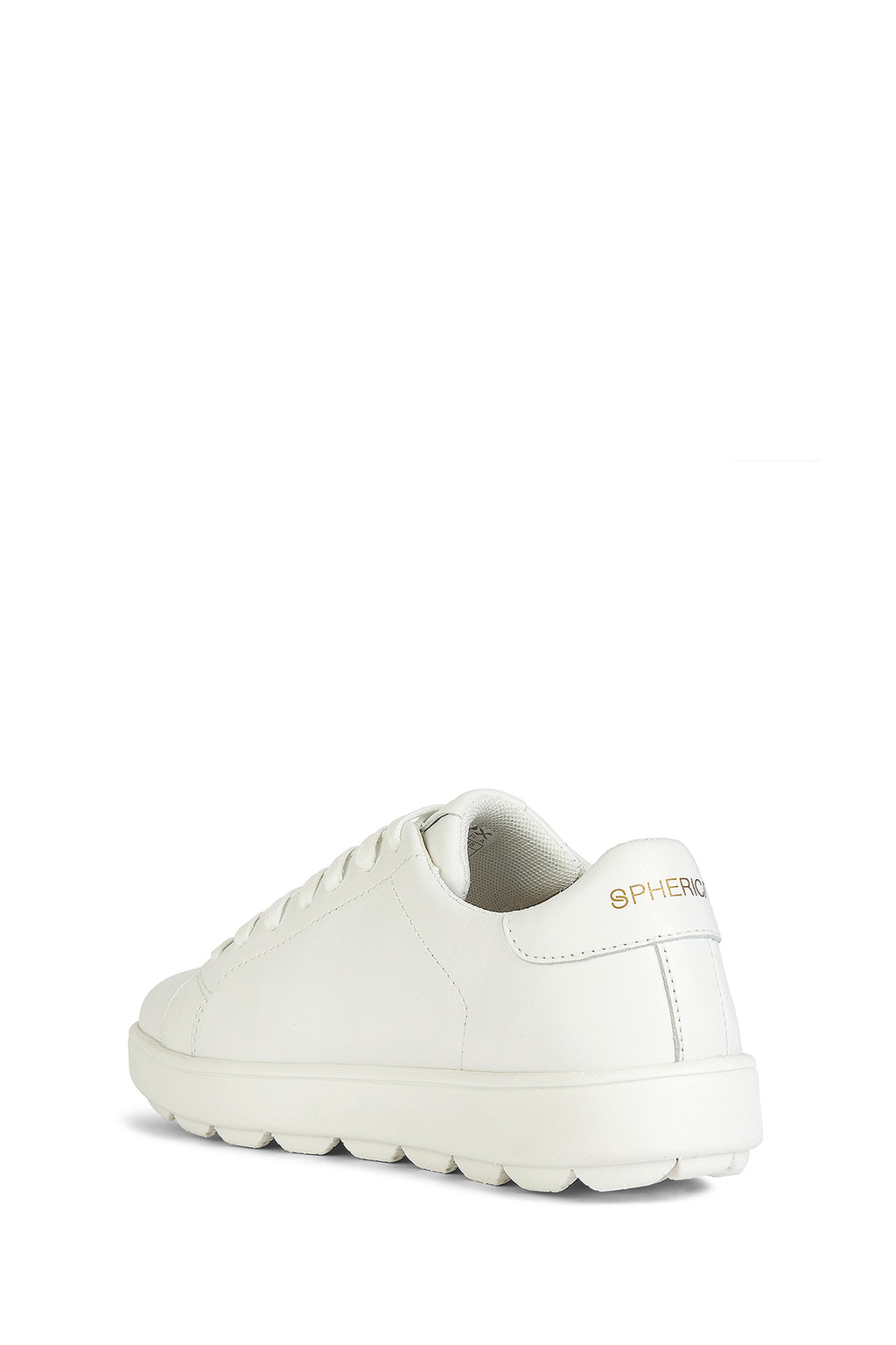Geox Kadın Beyaz Bağcıklı  Spherica Ecub Deri Sneaker
