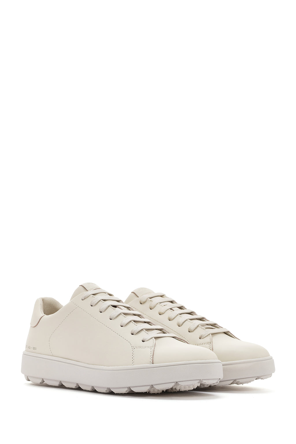 Geox Kadın Bej Spherica Ecub-1 Bağcıklı Deri Sneaker
