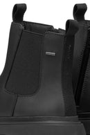 Geox Woman Siyah Leather Chelsea Bot | Derimod