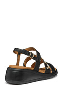 Geox Women Black D Meliconia F Wedge Heel Sandal | Derimod