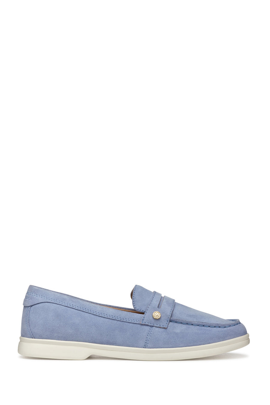 Geox Kadın Mavi Xand 3 Süet Deri Maskülen Loafer D550ZD00022C4003 | Derimod