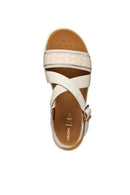 Geox Women Beige Damen D Xand 2.2s Thick Sole Leather Sandal | Derimod
