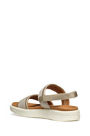 Geox Women Beige D xand 2s Leather Sandal | Derimod