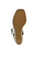 Geox Women Black D Panarea Wedge Heel Leather Sandal | Derimod