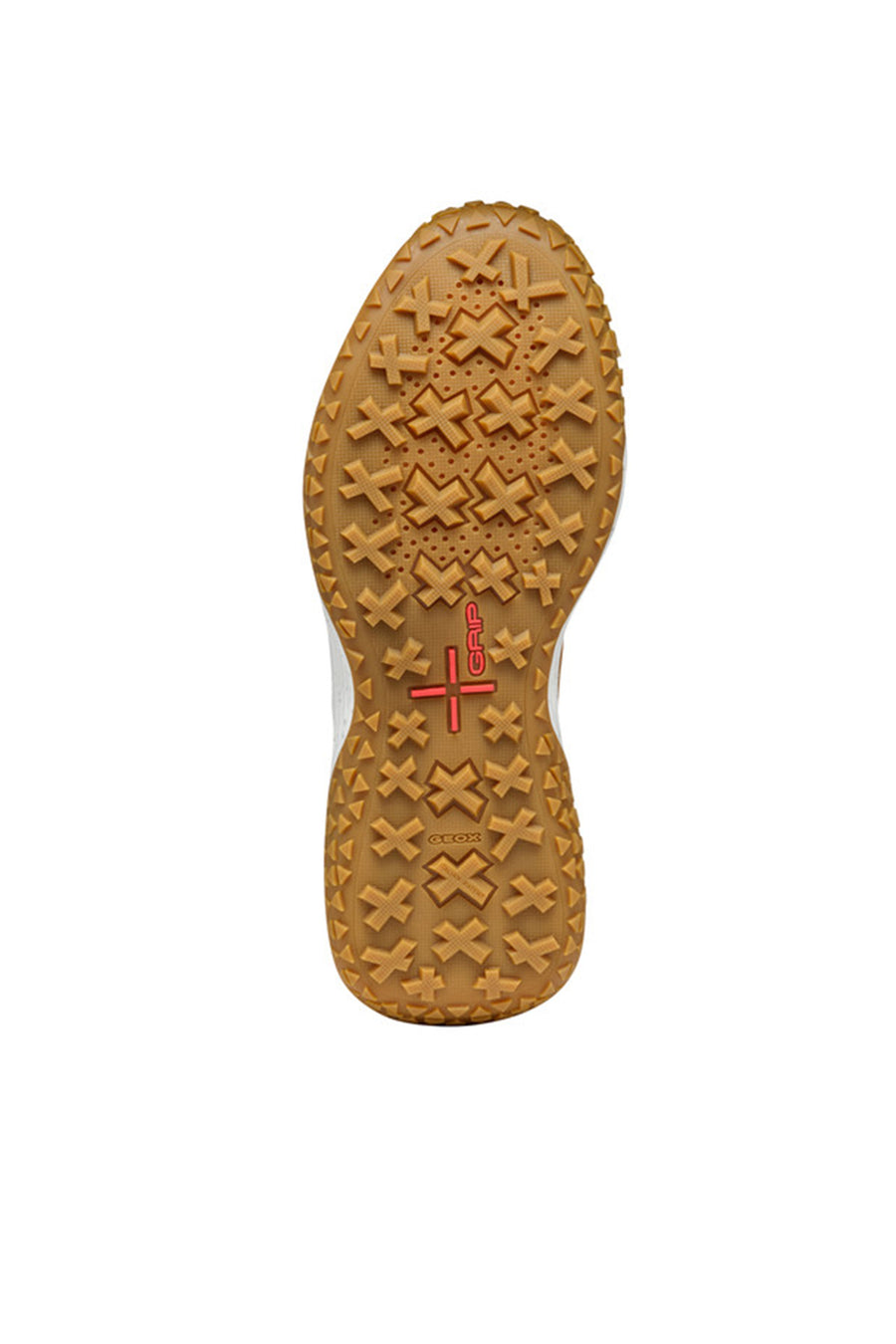 Geox Kadın Kahverengi Oliviera + Grip Bağcıklı Kalın Tabanlı Deri Sneaker
